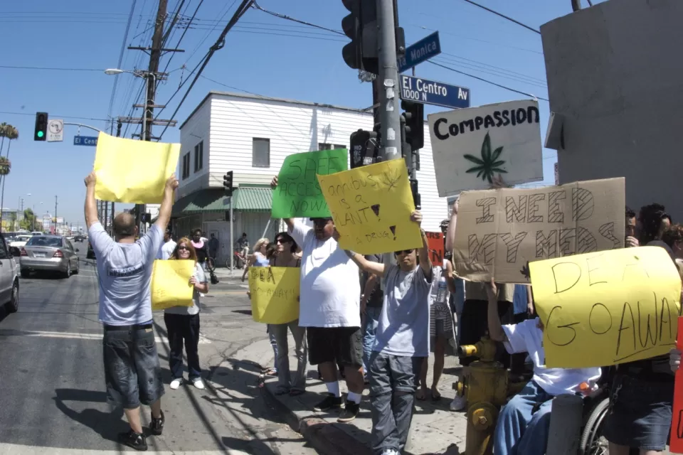 Medical Marijuana Protest